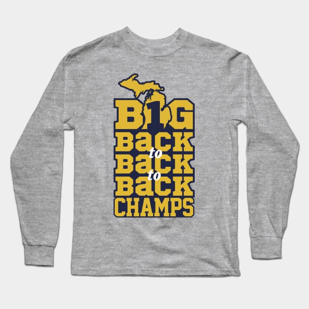 Big Ten champs Long Sleeve T-Shirt by J31Designs